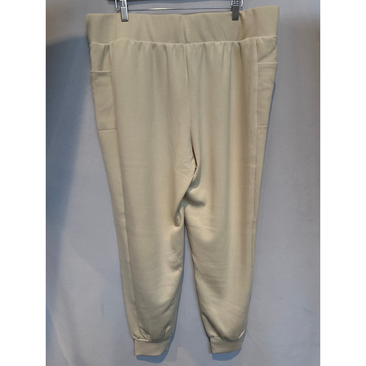 Women’s Belle Kim Gravel Cream Joggers Size XL