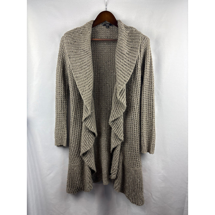 Women’s Sioni Small Dark Tan Knit Cardigan