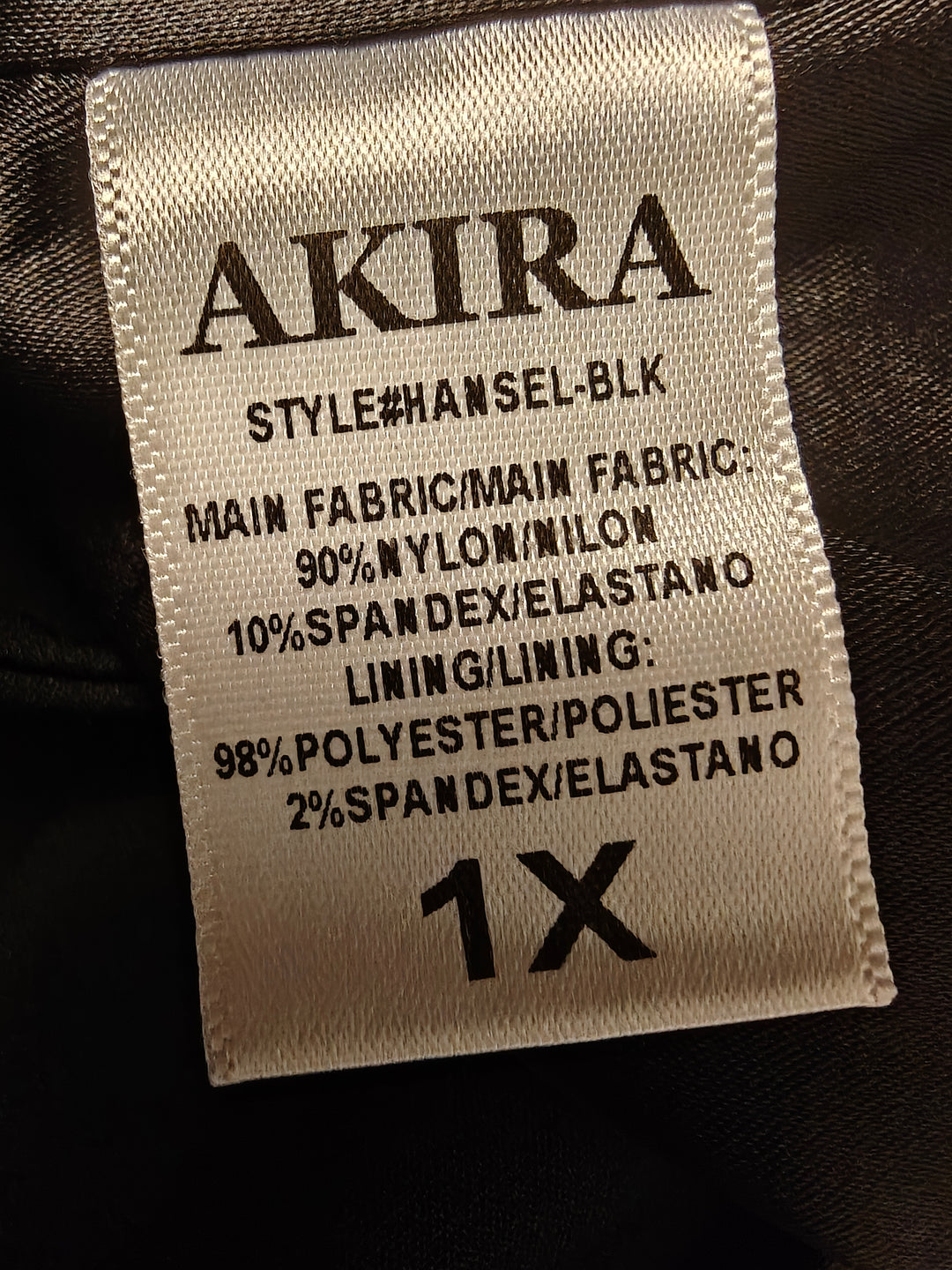 Women Akira Blazer Black Size 1X