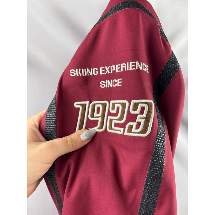 Men’s Völkl Small Burgundy Ski Jacket w/ Black Accents