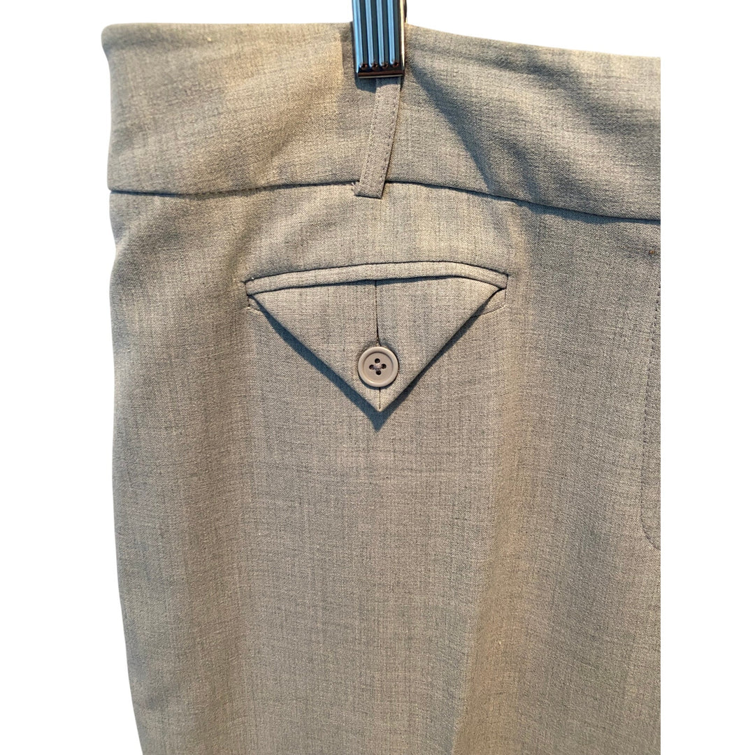 Women's Grey Larry Levine Slacks Size 14