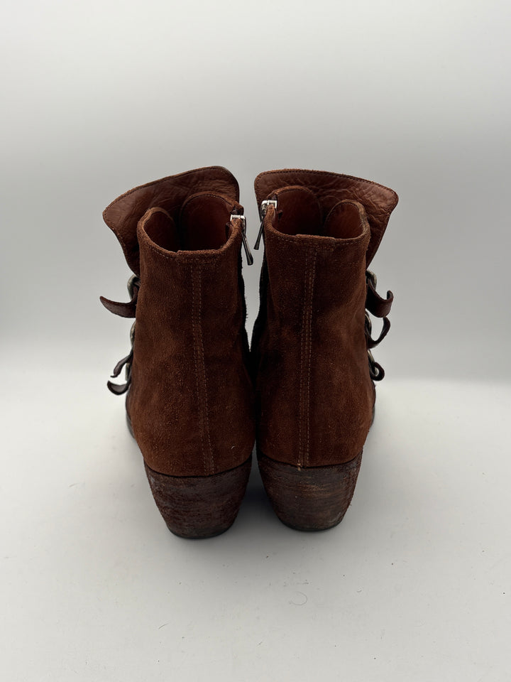 Women’s Officine Creative Size 9.5 Brown Leather Ankle Boots