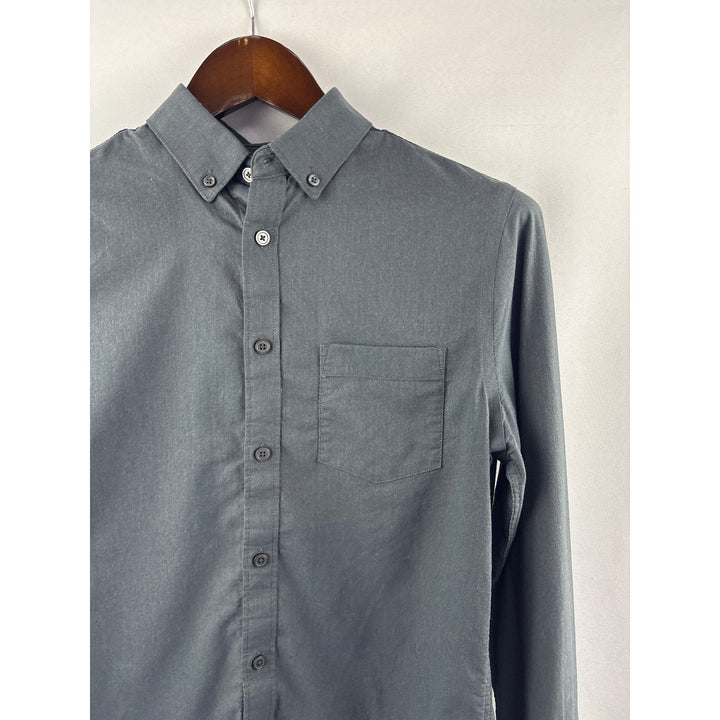 Men’s Express XS Charcoal Gray Button Up Dress Shirt