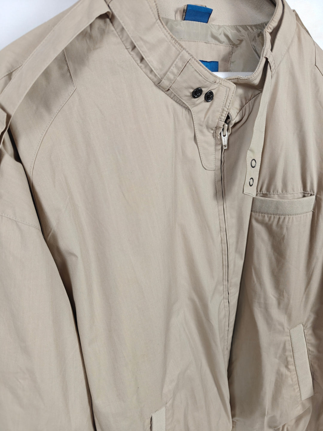 Mens Towncraft Bomber Jacket Beige Tan Size XXL