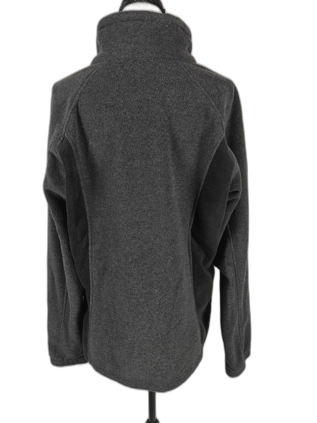 Womens Columbia Full Zip Fleece Jacket Gray Large