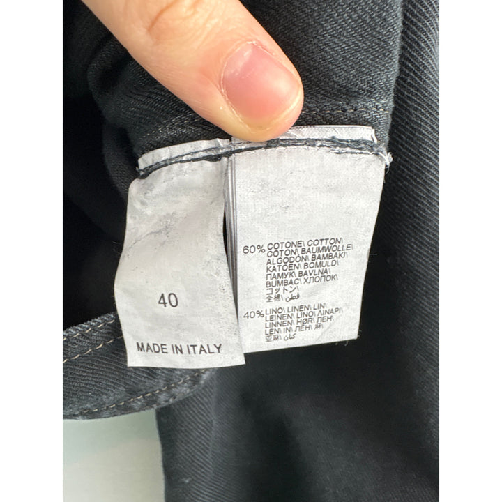 Women’s Brunello Cucinelli Small Light Washed Black Cropped Jean Jacket