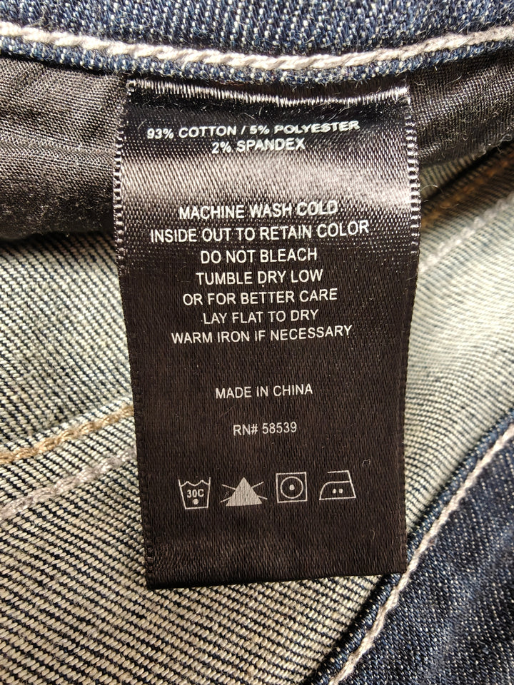 Womens KUT From The Kloth Farrah Baby Bootcut Jeans Dark Blue Size 12