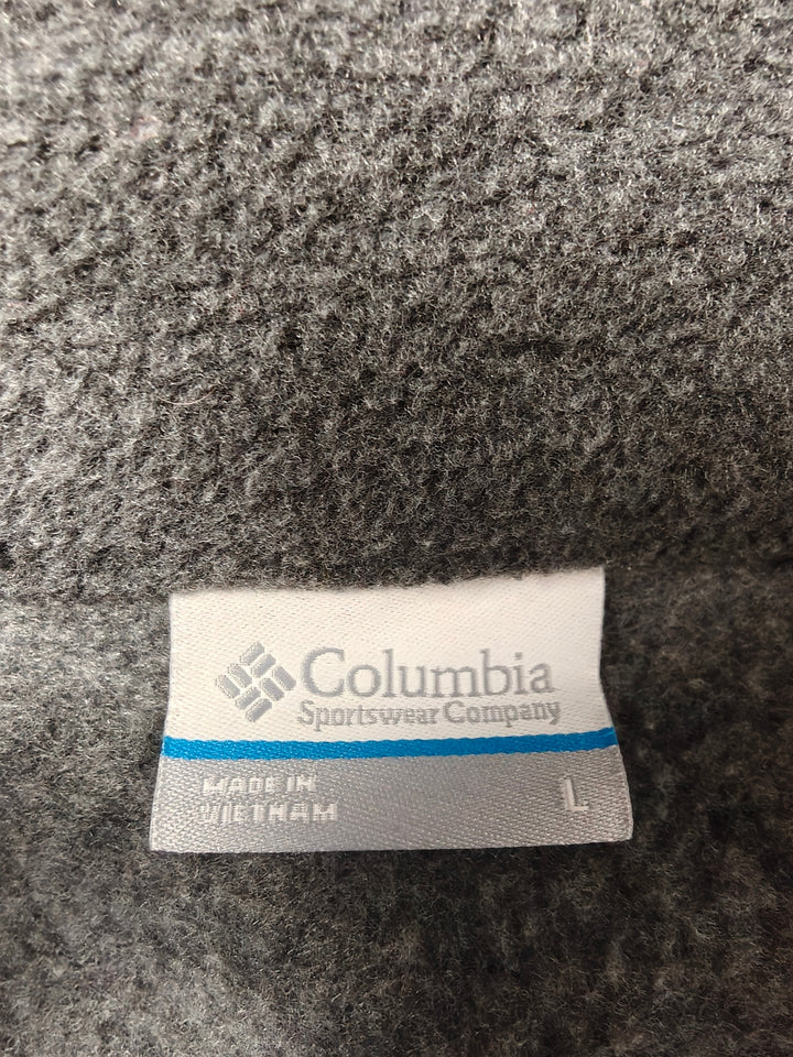 Womens Columbia Full Zip Fleece Jacket Gray Large
