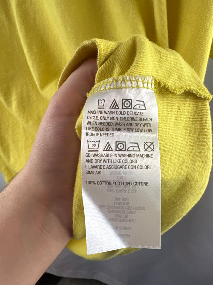 Women’s D&amp;Co XL Mustard Yellow V-Neck T-Shirt