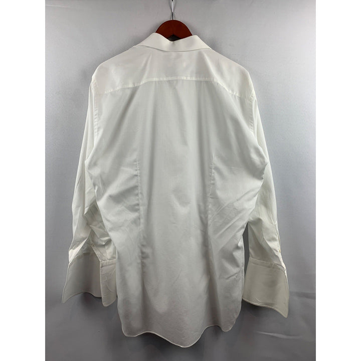 Mens White Long-Sleeve Dress Shirt By St. Regis Hotel NY