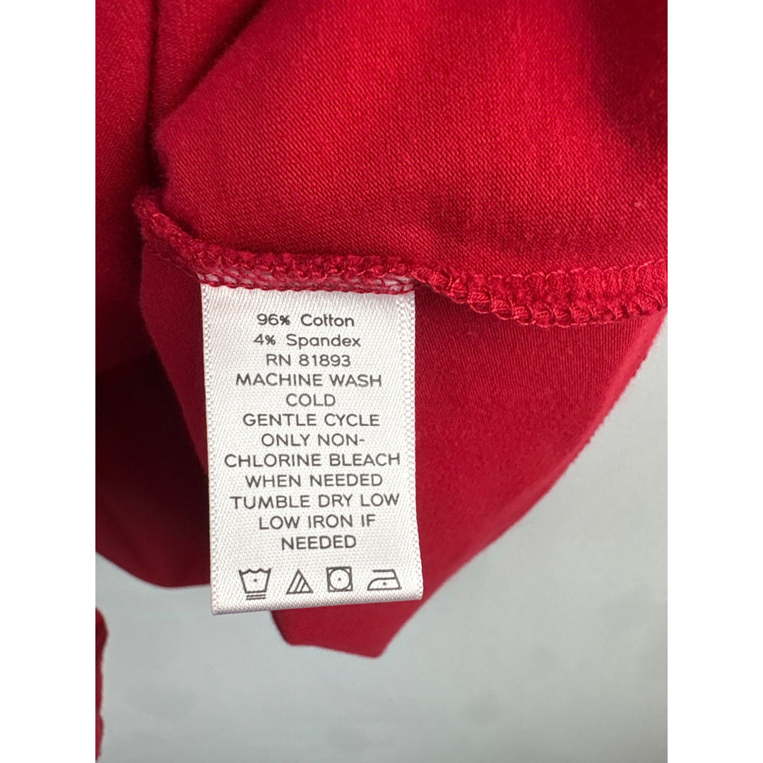 Red Multiplicity Womens T-Shirt S Cotton & Spandex Made In China