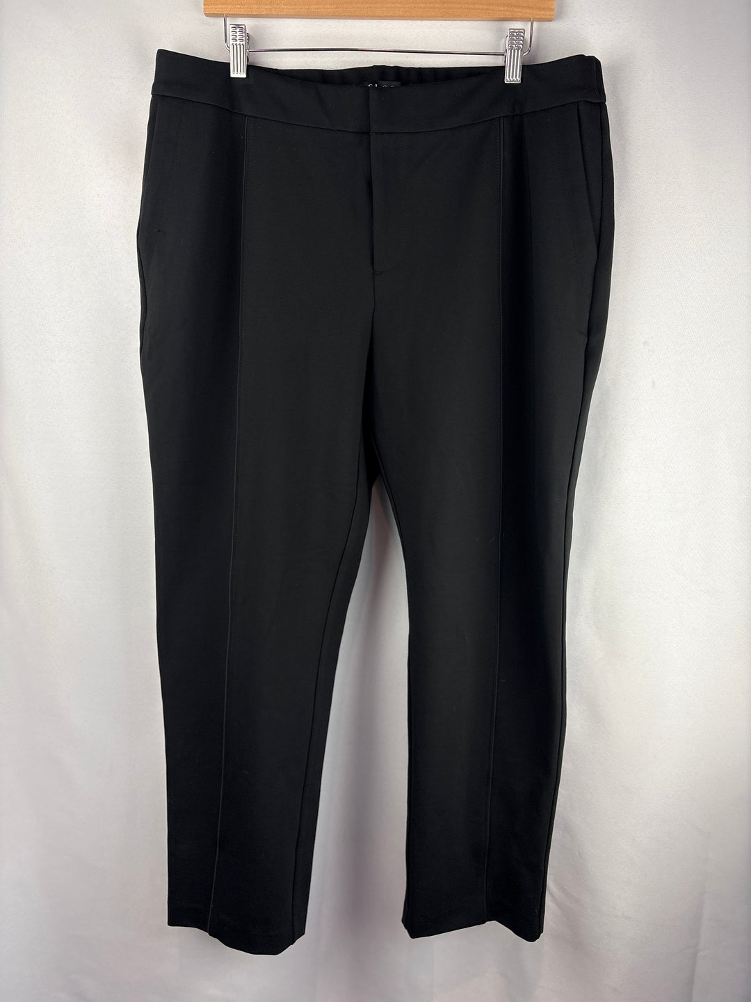 Women’s Eloquii Size 18 Black Straight Leg Slacks