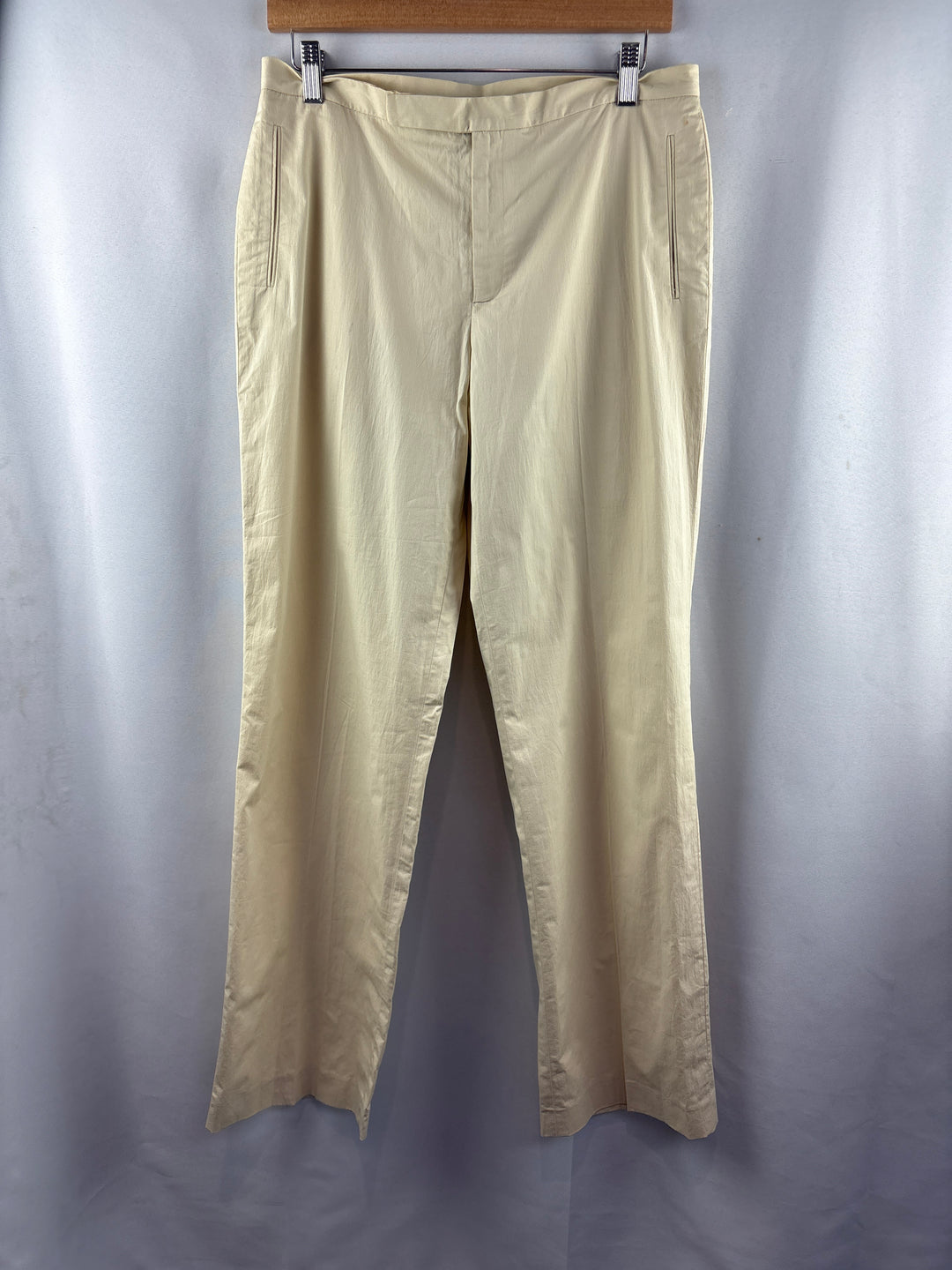Women’s Nine West Size 10 Cream Pleated Pants
