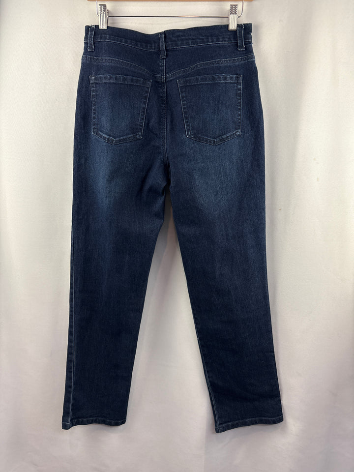 Women’s Gloria Vanderbilt Size 8 Dark Blue Straight Leg Jeans