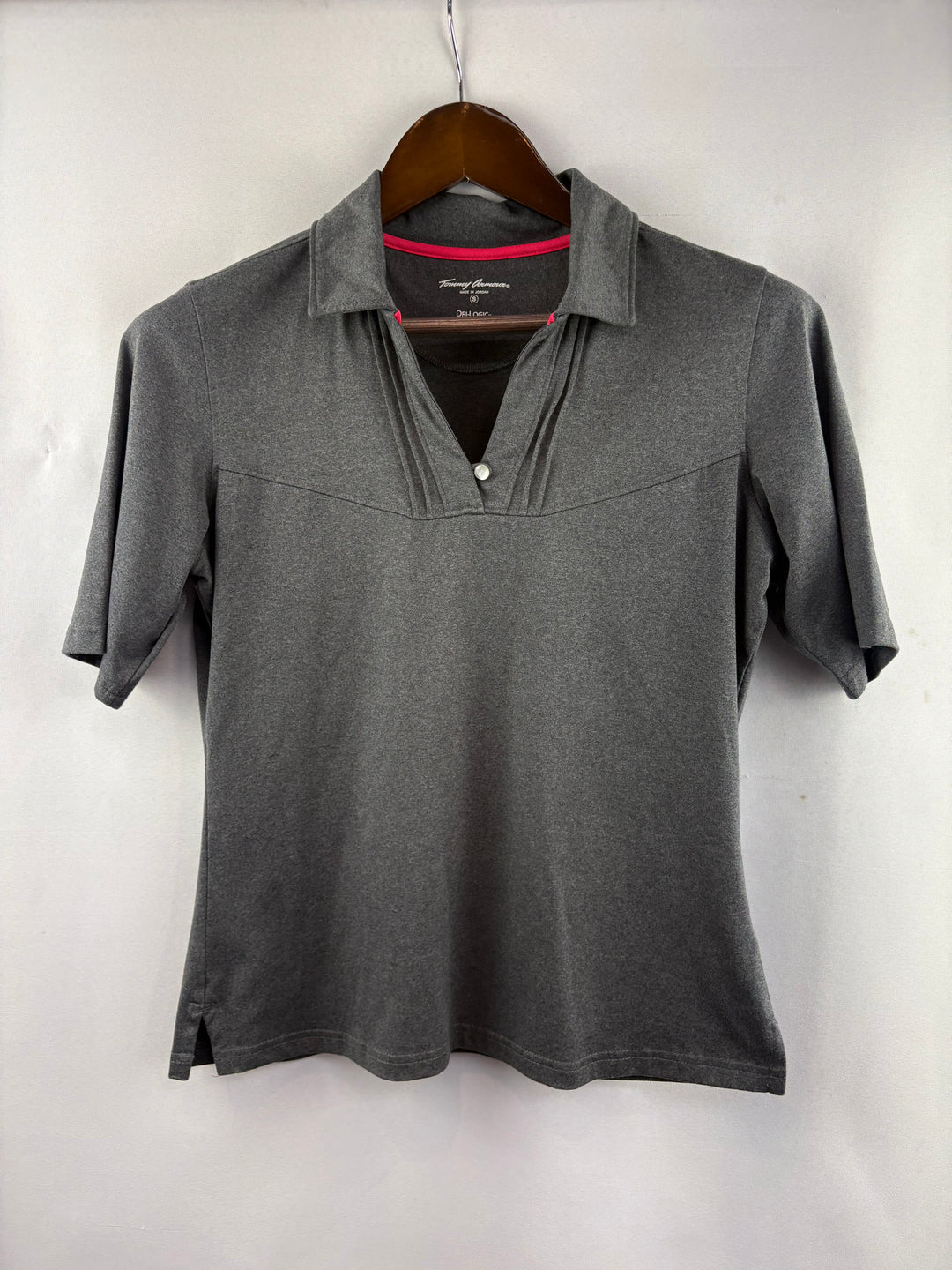 Women’s Tommy Armour Small Heather Gray Sports Polo