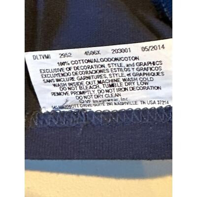 Seattle Seahawks NFL Team Apparel T-Shirt XL Navy Short Sleeve