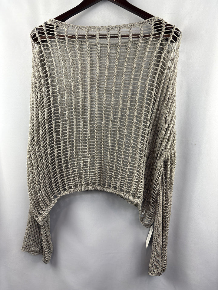 Women’s Cupshe Large Beige Wide Knit Sweater