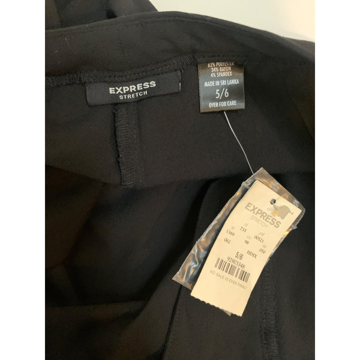 Express Womens Stretch Black Pants Size 5/6