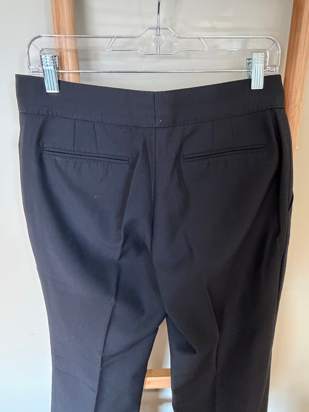 Vintage Louis Vuitton Black Wool Trousers Size 40 Made in France