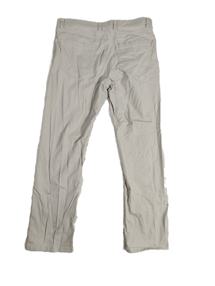 Mens IZOD Straight Pants Beige Size 34x32