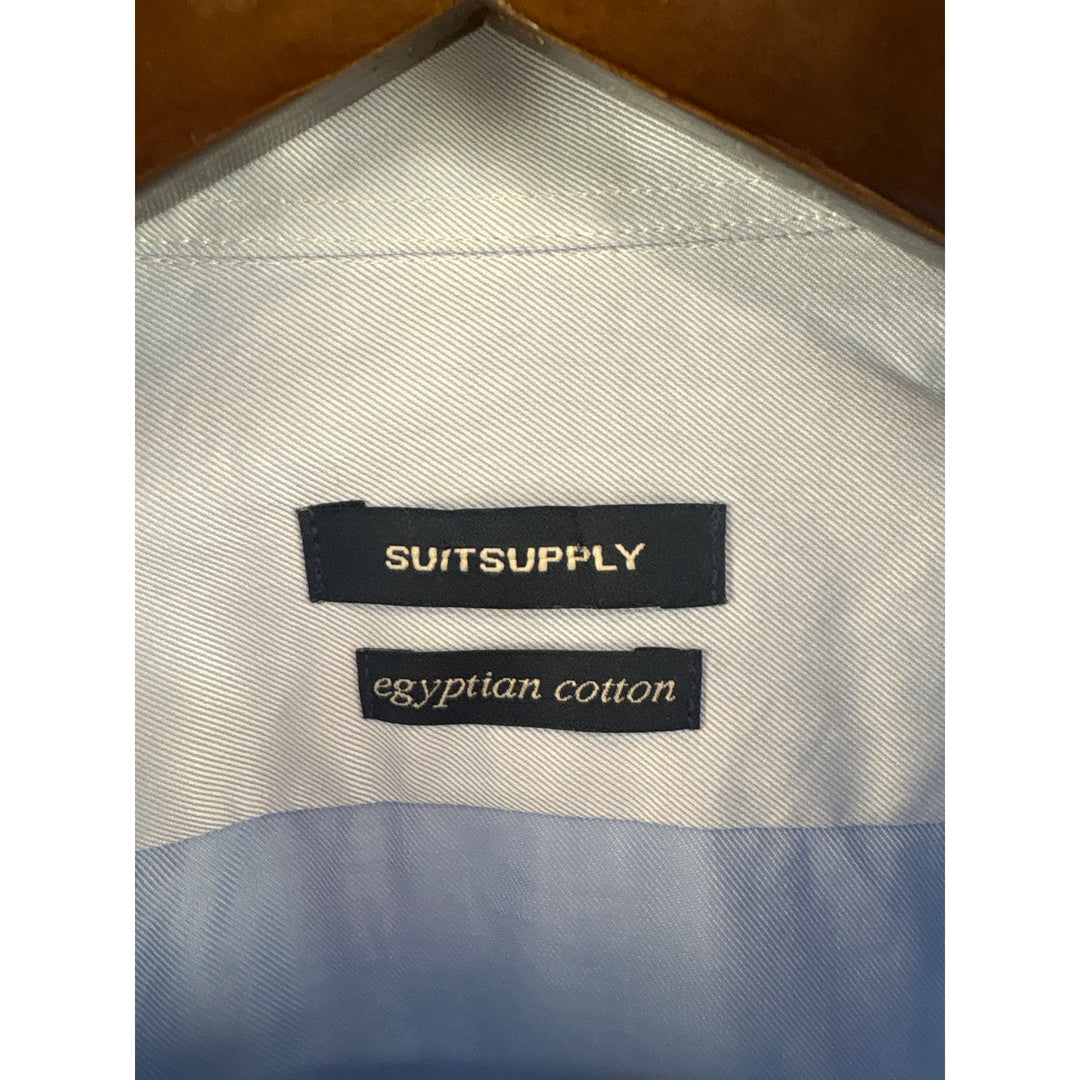 Men’s SuitSupply Size 38/15 Light Blue Button Up Shirt