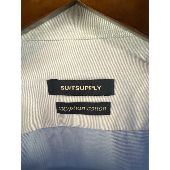 Men’s SuitSupply Size 38/15 Light Blue Button Up Shirt
