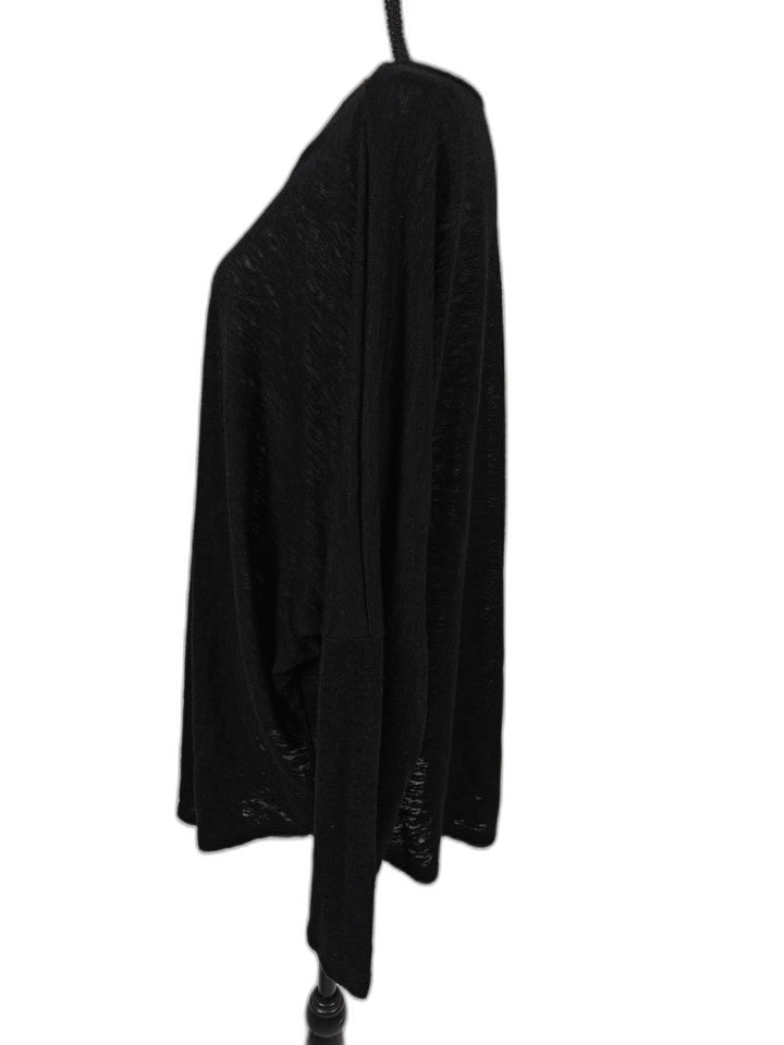 Women Alfani Poncho Sweater Black Size XL
