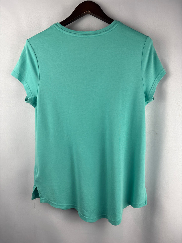 Women’s Isaac Mizrahi Live Large Aqua T-Shirt
