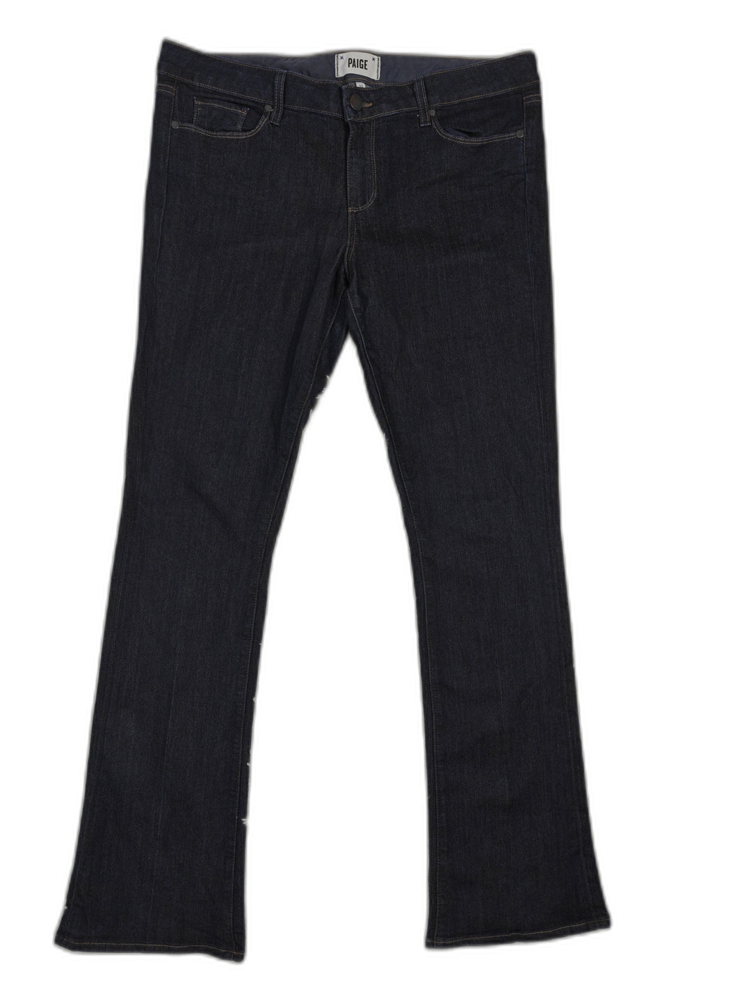 Womens PAIGE Manhattan Bootcut Jeans Dark Wash Size 33