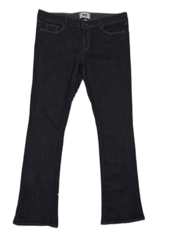 Womens PAIGE Manhattan Bootcut Jeans Dark Wash Size 33