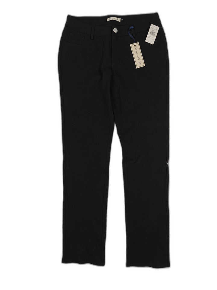 Womens Christopher Blue Sophia Straight Leg Stretch Jeans Black Size 14 NWT