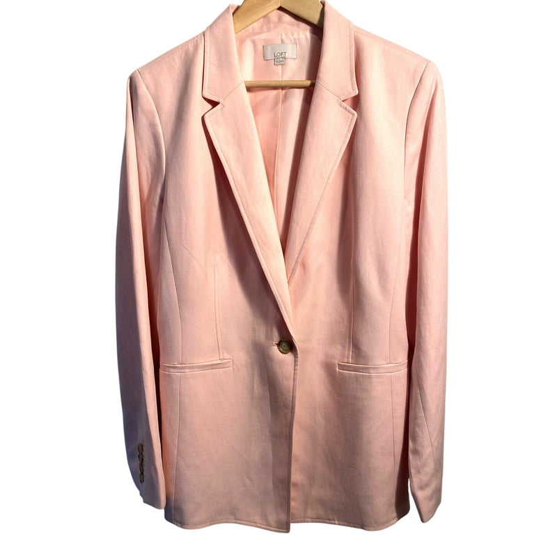 Loft Pink Women's Blazer Size 14