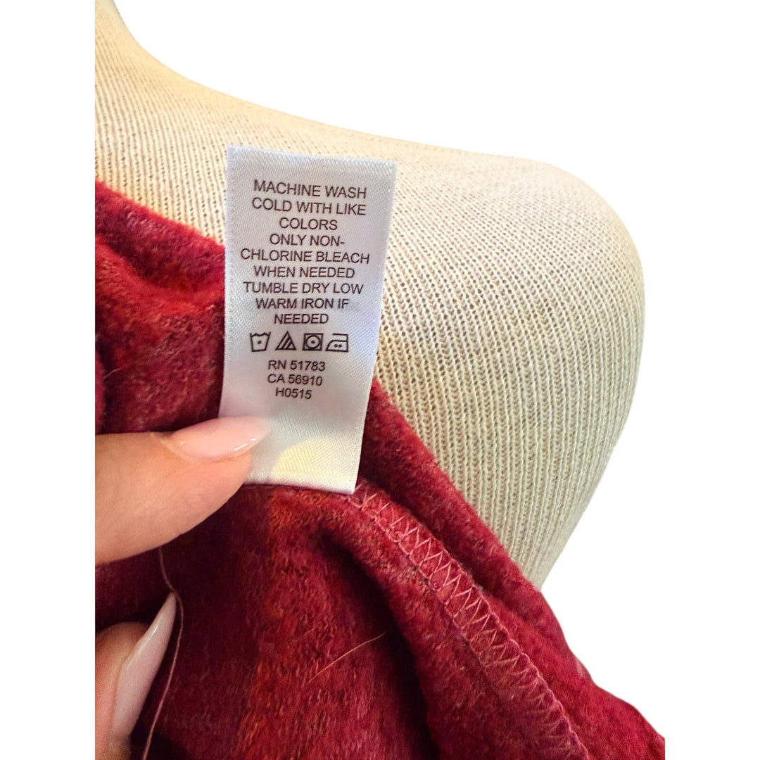 Maurices Maroon Cardigan Women&