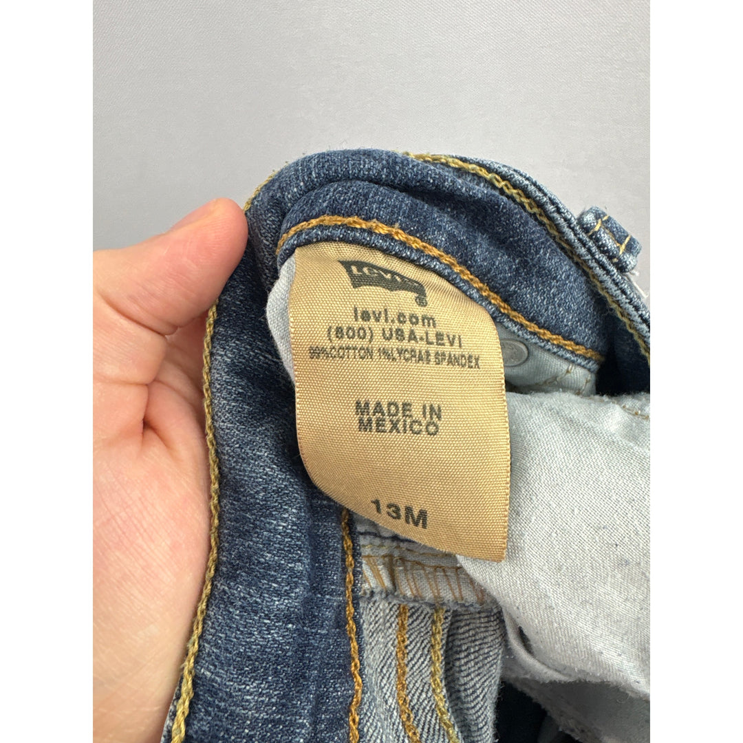 Women’s Levi’s Size 12 Lowrise Medium Wash Blue Skinny Jeans