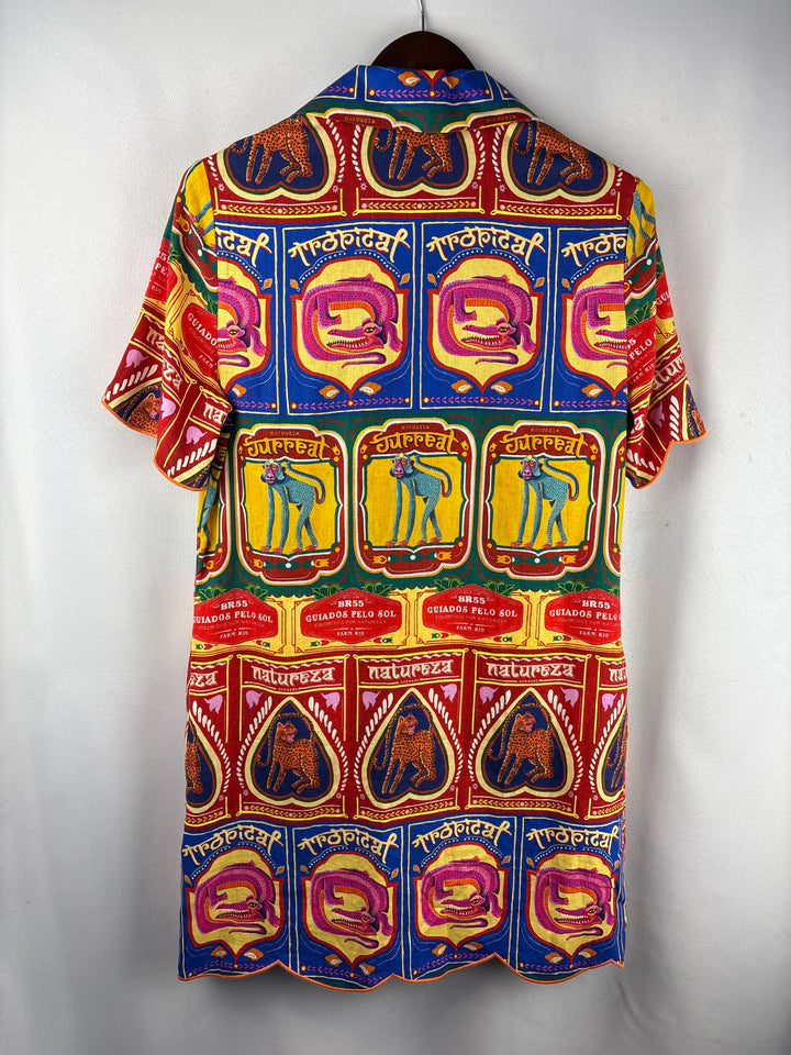 Women’s Farm Anthropologie Medium Multicolor Pattern Dress