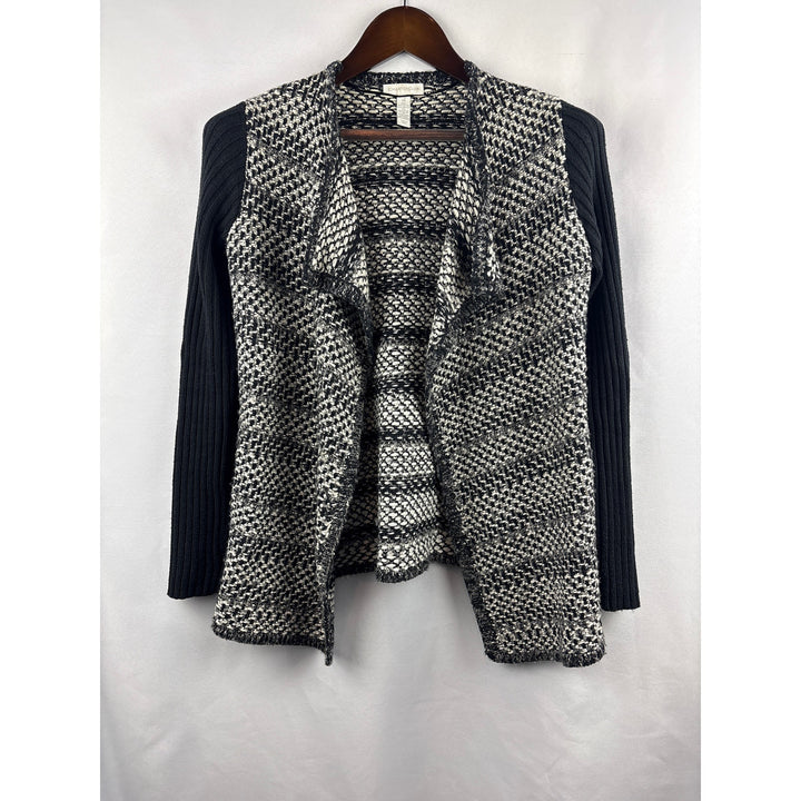 Women’s Charter Club XS Black & White Knit Cardigan