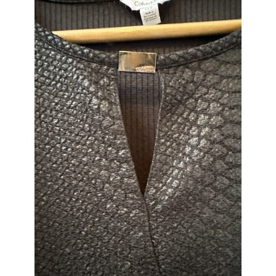 Calvin Klein Black Dressy Tank Blouse Size Large