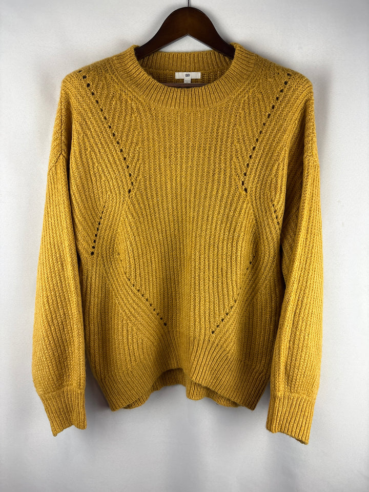 Women’s BP. Large Mustard Yellow Crewneck Sweater