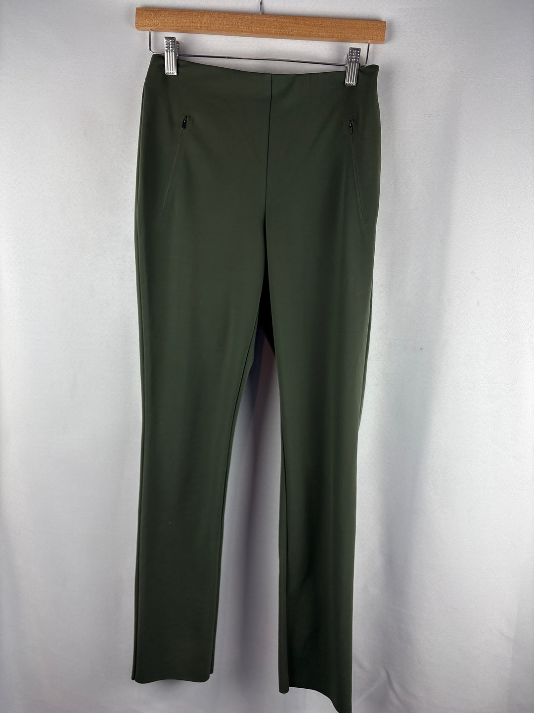 Women’s BR Sport Size 4 Dark Olive Green Sports Leggings