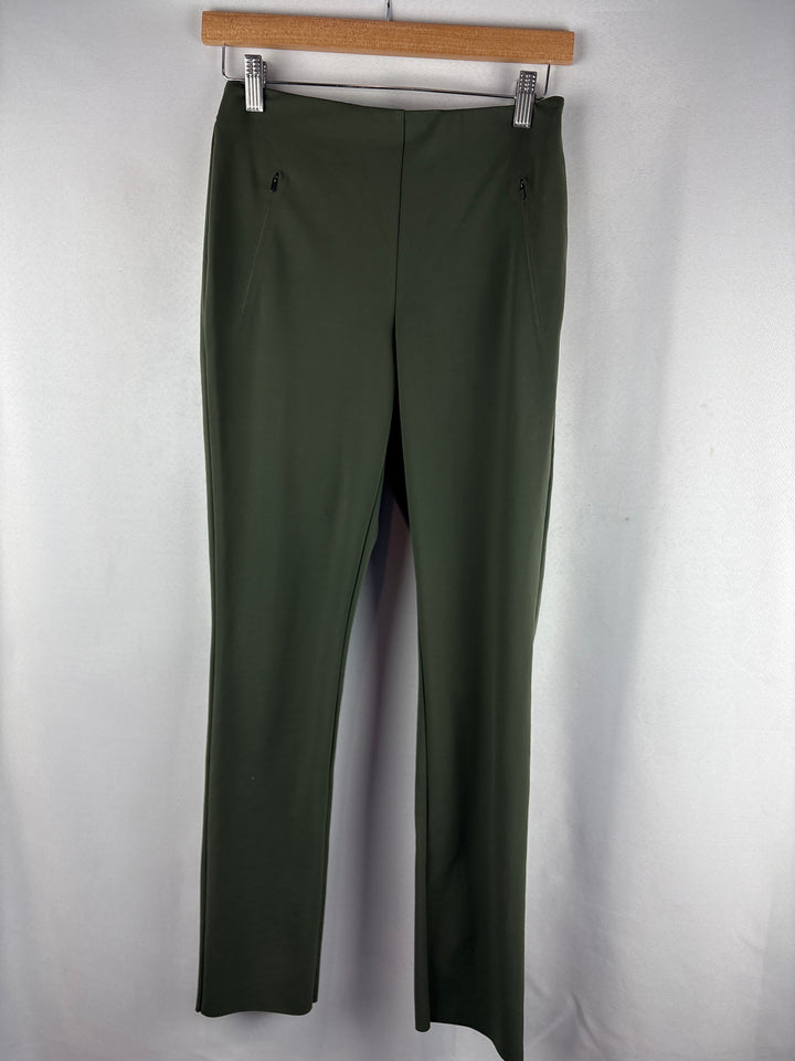Women’s BR Sport Size 4 Dark Olive Green Sports Leggings