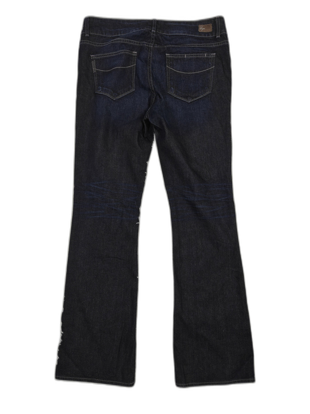 Womens Paige Hidden Hills Bootcut Jeans Dark Blue Size 32