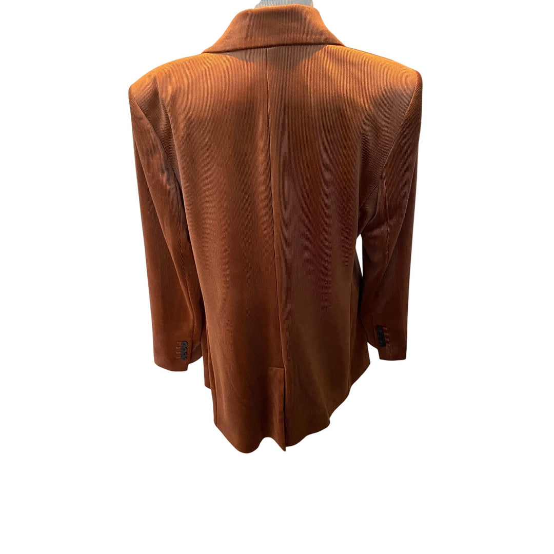 Women's Express Velvet Brown Blazer Size XL