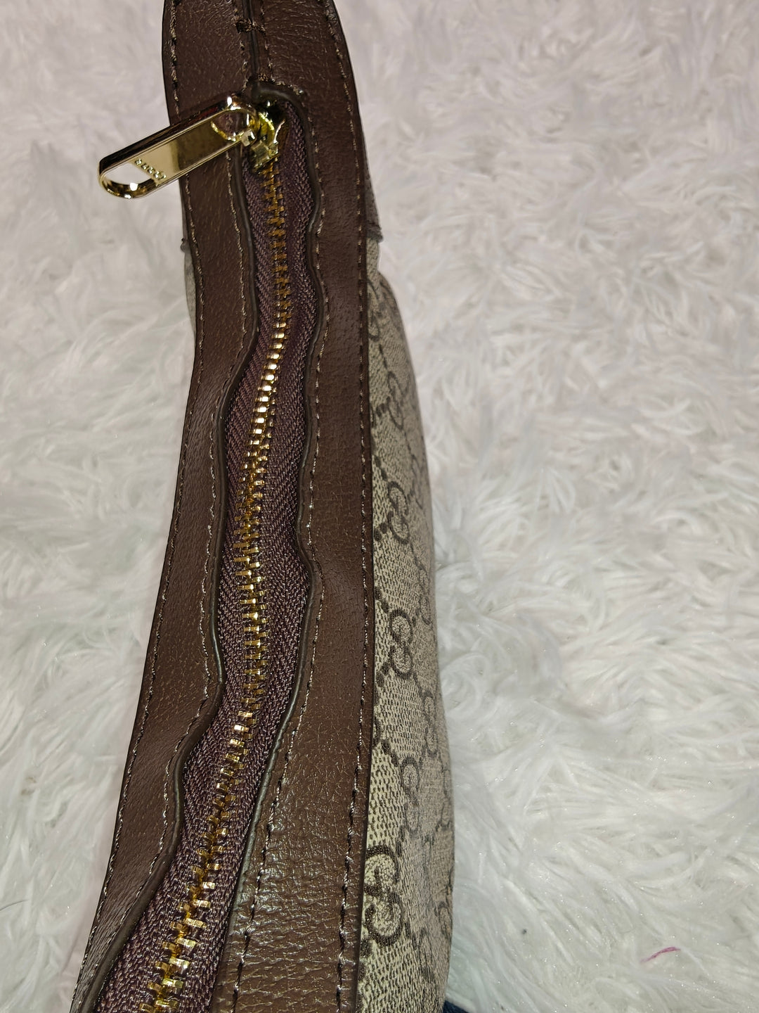 Women Gucci Style Half Moon Hobo Bag Brown Beige Green Red