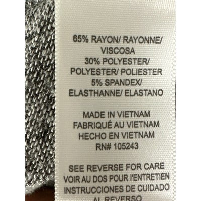Bobeau Open Button Gray Cardigan Size Small