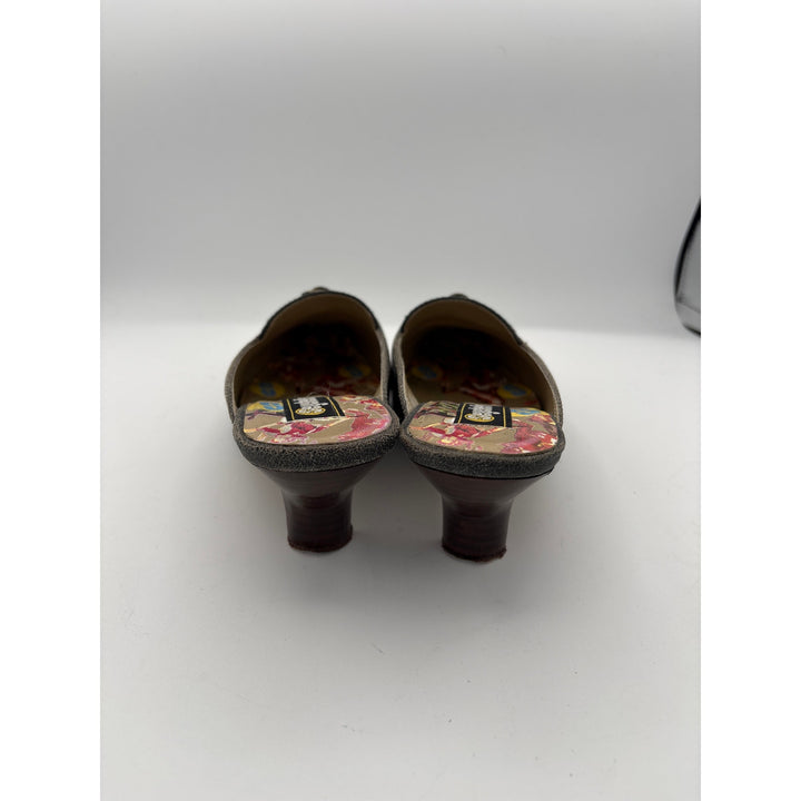 Women’s Seychelles Size 8 Denim Kitten Heels w/ Buckle Detail