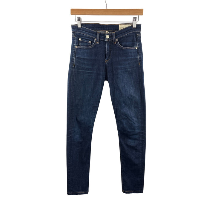 Women’s Rag & Bone Size 26 Dark Washed Blue High Waist Skinny Jeans