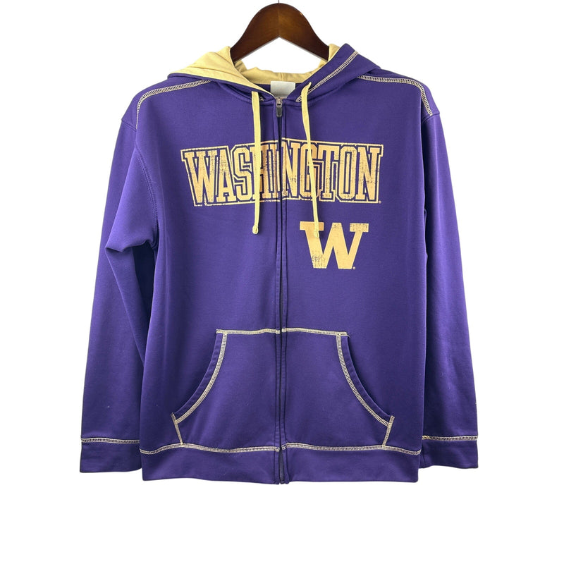 Men’s Knights Apparel Medium Purple Washington University Zip-Up Hoodie