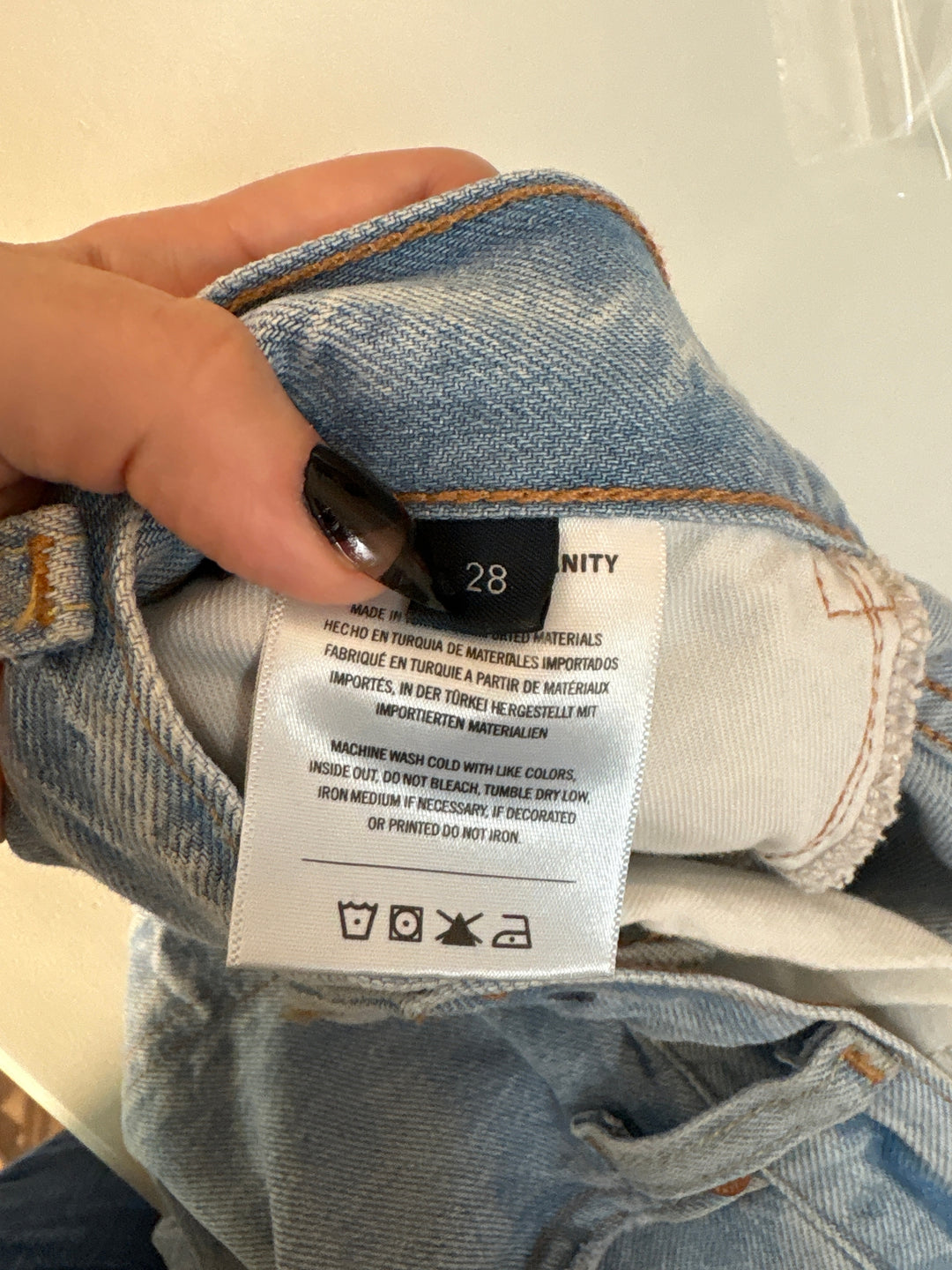 Women Citizens Of Humanity Light Blue Wide Leg Jeans Size 28