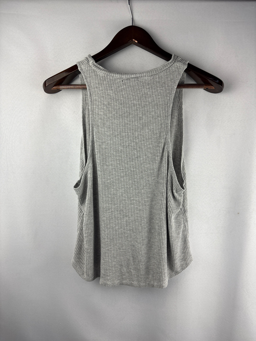 Women’s Everjey Small Light Gray Ribbed Tank Top