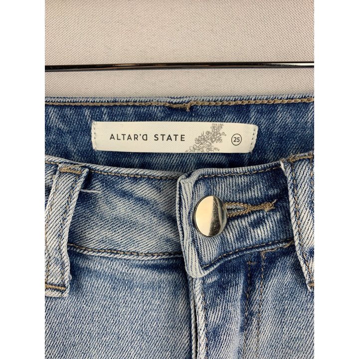 Women's Altar State  Blue Ripped Jeans Size 25